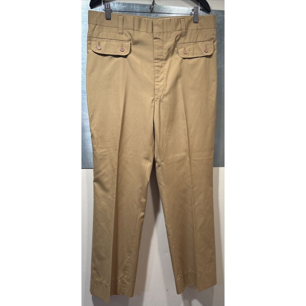 Brigade by Arrow Campaign/Safari/Bush Field Utility Shacket & Pants Tan Vintage - Picture 4 of 16